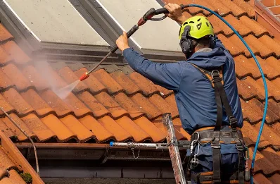 Démoussage et hydrofuge de toiture à Droux